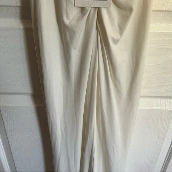 NWT Nookie Maxi Dress White Illegal Halter Sleeveless Gown Bridal Wedding sz S - Picture 11 of 12